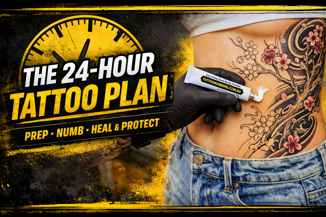 The 24-Hour Tattoo Plan: How to Prepare, Numb, Sit Longer and Heal Better
