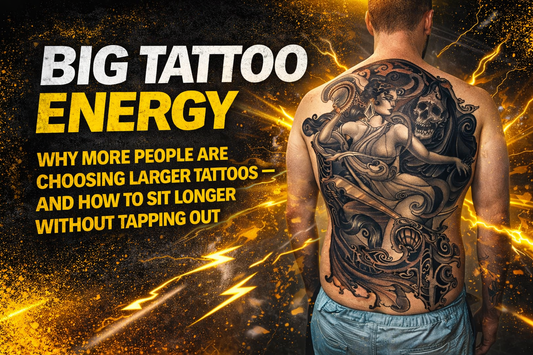 Big Tattoo Energy: How to Sit Longer and Avoid Tapping Out
