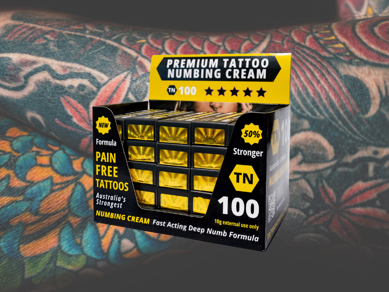 Do You Dread the Pain of Tattoos? TN100 Premium Tattoo Numbing Cream is Here to Save the Day!