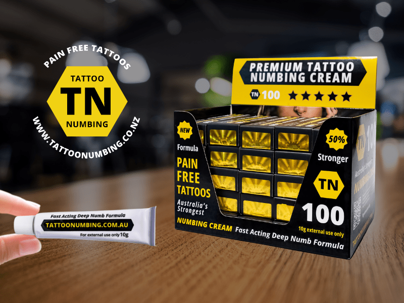 New Tattoo Numbing Cream Retail Display Packs Tattoo Numbing Australia