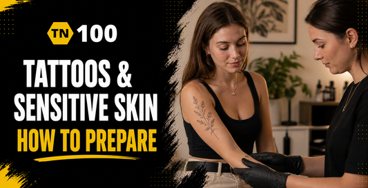 Tattoos and sensitive skin, preparing for a calmer session with gentle aftercare by Tattoo Numbing Australia