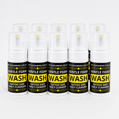 Gentle Foam Wash 10 Pack - Tattoo Safe Cleanser