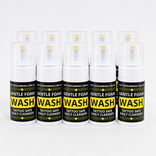 Gentle Foam Wash 10 Pack - Tattoo Safe Cleanser